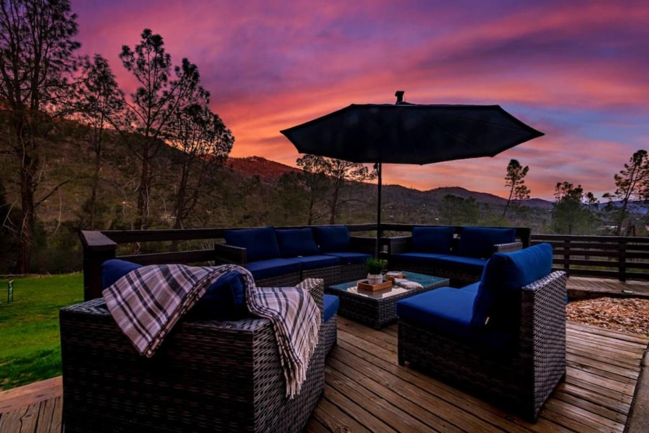 Sierra Vista Lookout Lodge With Creek, Waterfall And Waterholes, Minutes From Bass Lake And Yosemite South Gate North Fork Exterior foto