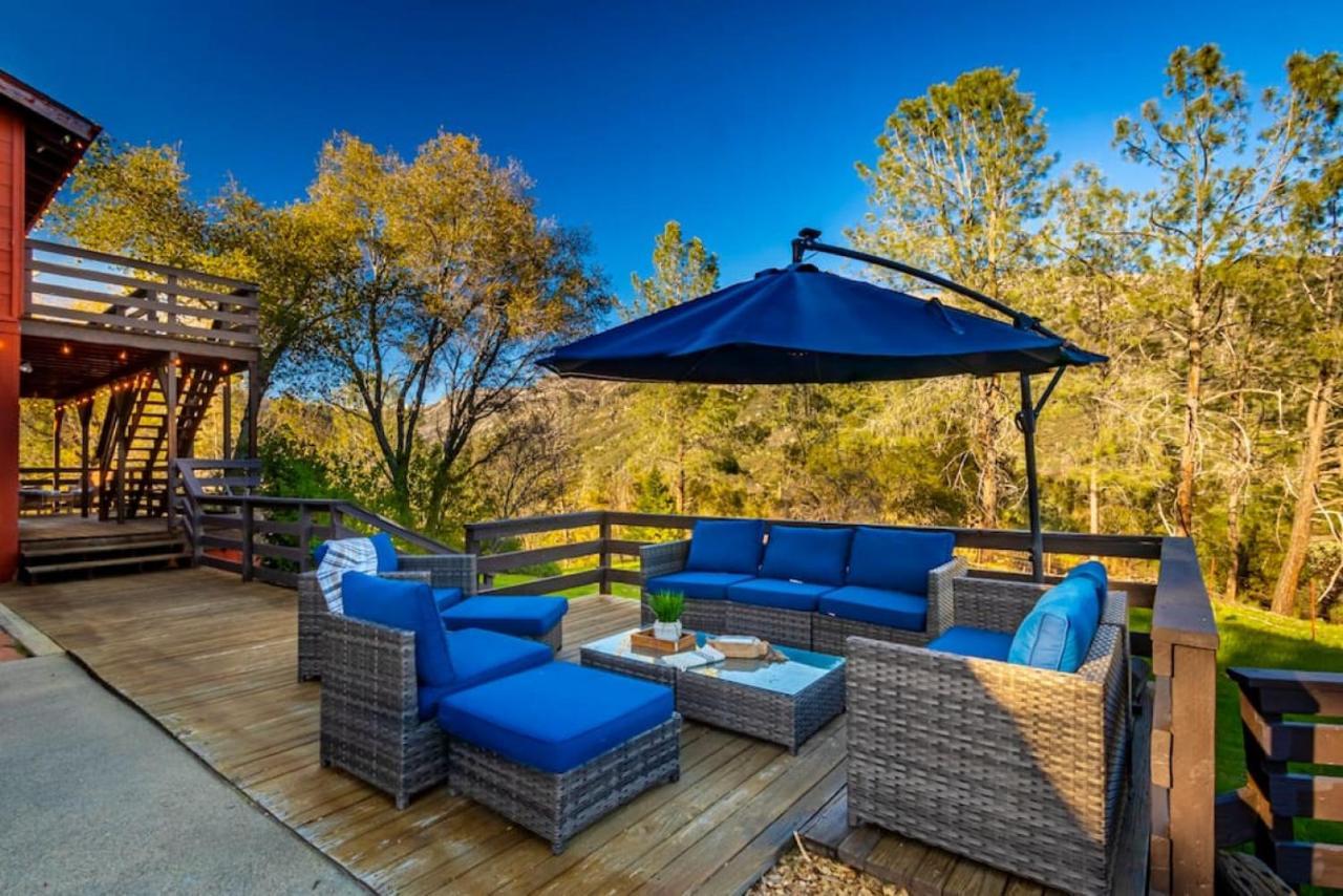 Sierra Vista Lookout Lodge With Creek, Waterfall And Waterholes, Minutes From Bass Lake And Yosemite South Gate North Fork Exterior foto